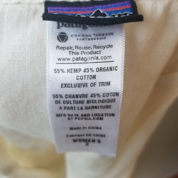 Patagonia Women's Mini Button Front Hemp Skirt - Picture 6 of 10